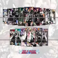 Bleach Anime Series Poster Set 15 Pieces Premium Quality And Print Ichigo Aizen Kenpachi Kisuke Yoruichi Byakuya Shunsui Yamamoto Rukia Renji Toshiro Grimmjow Ulquiorra Shinji Mayuri Collectible