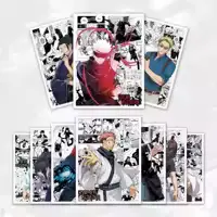 Jujutsu Kaisen Anime Gojo Satoru Ryomen Sukuna Geto Suguru Nanami Itadori Toji Fushiguro And Manu More Manga Panel Background Bigger Than A4 Poster Set Of 10 For Decor And Gift