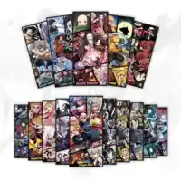Demon Slayer Anime Poster 15 Set Nezuko Tanjiro Zenitsu Inosuke Hashira Giyu Rengoku Shinobu Mitsuri Uzui Muzan Collectible