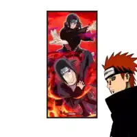 Naruto Anime Akatsuki Poster Set Pain Yahiko Itachi Tobi Obito Set of 12 Posters - Naruto Anime Posters |