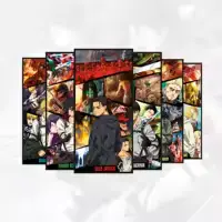 Attack On titan Anime Series Eren Mikasa Levi Ackerman Armin Annie Reiner Set of 6 Poster