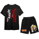 Naruto Anime Combo Printed T-Shirt And Half Pant For Men And Women - T-Shirts For Men And Women | Half- Pants - T-Shirt at OtakuXWear Nepal