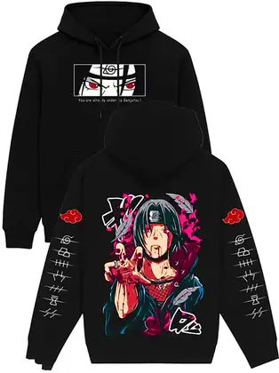 Itachi uchiha Anime Hoodie for men's and women Unisex