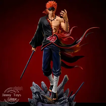 24cm Naruto Figure Action figure Pain Akatsuki Shinra Tensei GK Statue Model Toys Anime Figures Collections Ornament Dolls