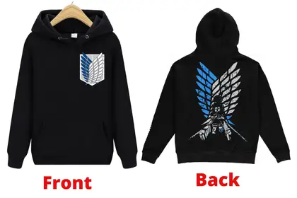 Attack on Titan Anime Printed Hoodie For Men And Women