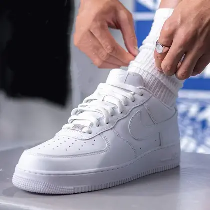 Air Force 1 Full White Premium Sneakers for Men