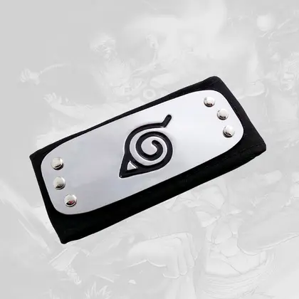Naruto Headband Leaf Village Metal Plated Collectibles And Cosplay Accessories - Anime Headbands For Cosplay |