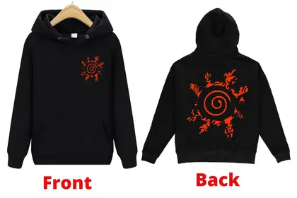 Naruto Anime Printed Hoodie For Men And Women