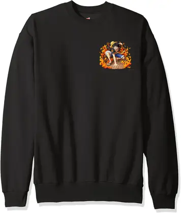 Luffy Anime Printed Sweatshirt For Men And Women