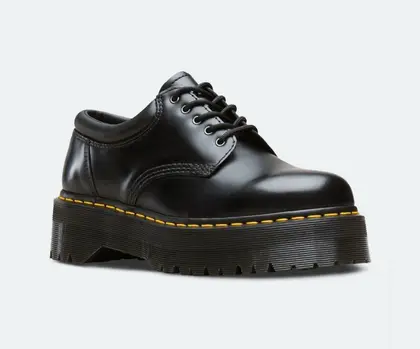 Martin Mens Closed-Toe Platform Leather Shoe