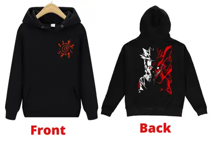 Naruto Anime Printed Hoodie For Men And Women