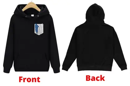 Attack on Titan Anime Printed Hoodie For Men And Women