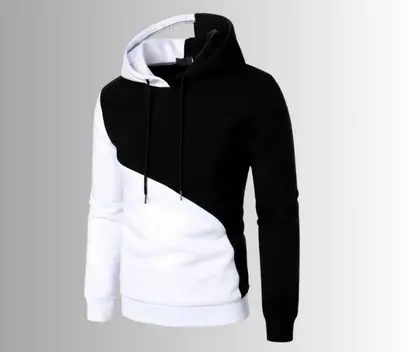 Men's Fashion Colorblock Hoodie For Winter