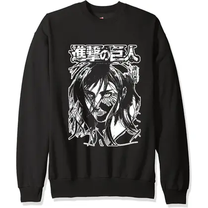 Attack On Titan Anime Printed Sweatshirt For Men And Women