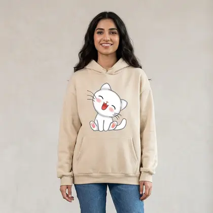 Cute Cat hoodie for women