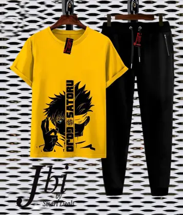 New style JBi Printed T-shirt Anime (JJK) Summer Tracksuite