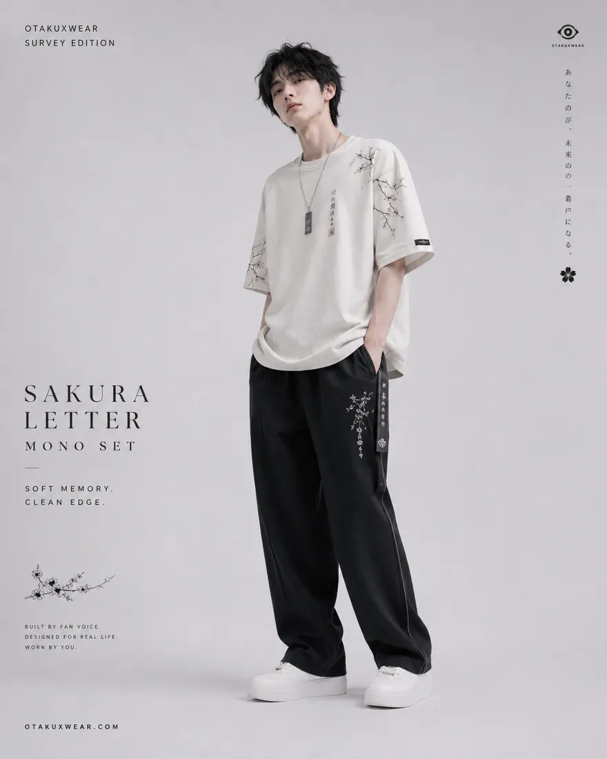 Signal Slouch Tee Set coming soon OtakuXWear drop